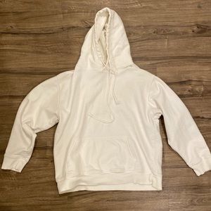 brandy melville white hoodie